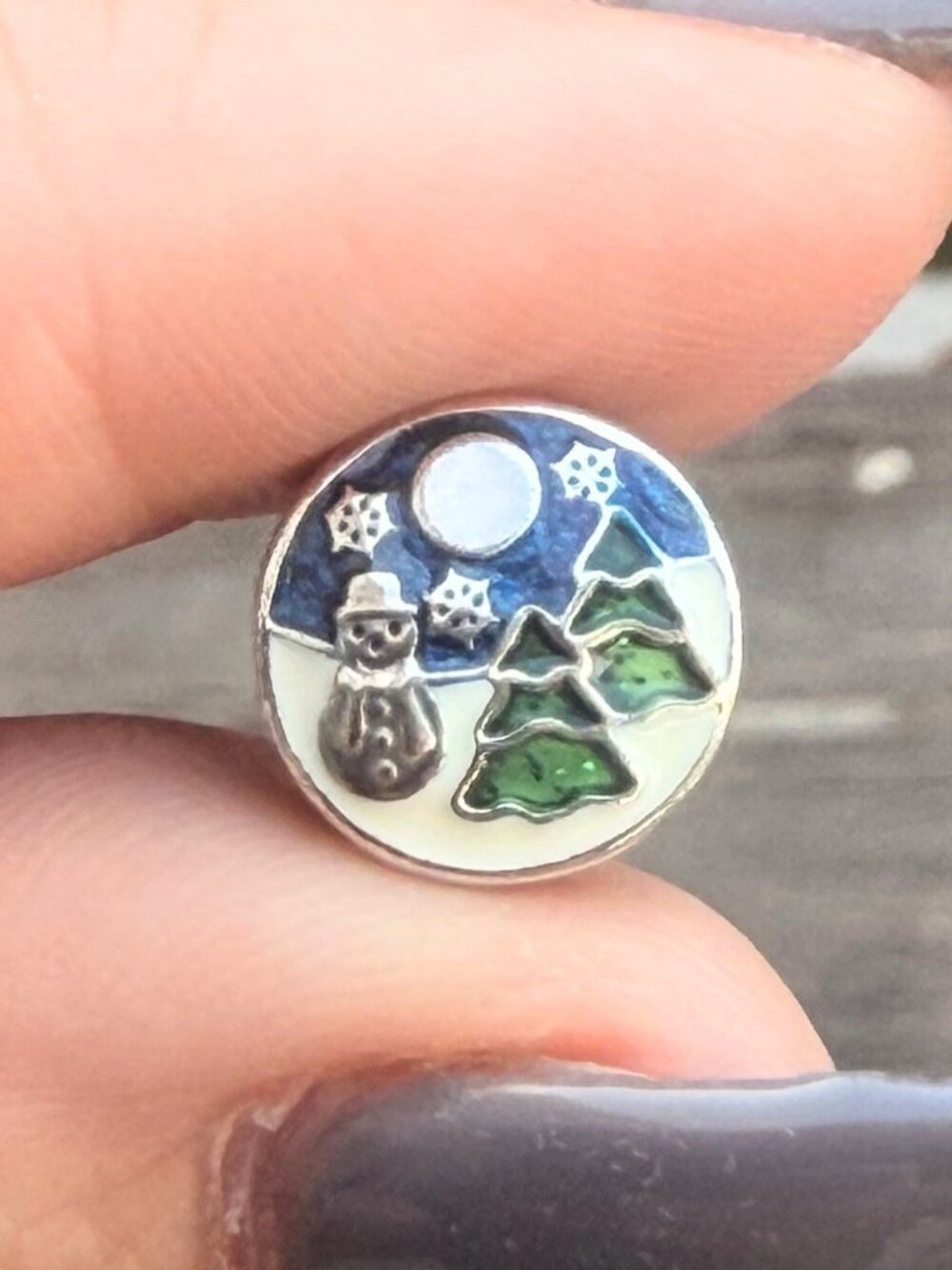 NEW 2017 Holiday Pandora Snowy Wonderland Bead Snowman Christmas Tree Charm BAG